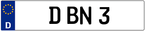 Truck License Plate